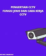 Jelaskan Pengertian Cctv